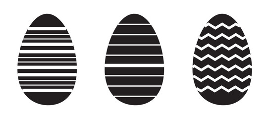 Easter eggs vector illustration, Easter solid style icon