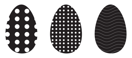 Easter eggs vector illustration, Easter solid style icon