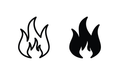 Fire Flame Icon, Fire Flame sign vector