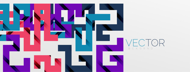 Color bend lines with shadow texture effect. Vector Illustration For Wallpaper, Banner, Background, Card, Book Illustration, landing page