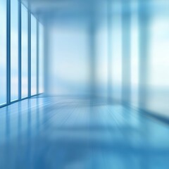 Fototapeta premium Empty office with windows
