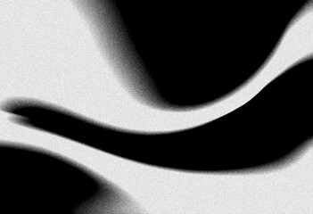 Abstract black and white gray grainy texture gradient background