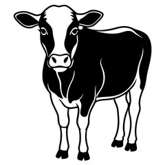 Fototapeta premium The Beauty of Black and White Cows,Discovering the Charm of Black and White Cows'Black and White Cows,Exploring the World of Black and White Cows,Why Black and White Cows are the Stars of the Farm