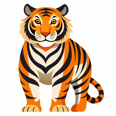 Dynamic Running Tiger Silhouette Vector,High-Quality Vector Silhouette of a Running Tiger,Stunning Tiger Running Silhouette Vector for Creative Projects