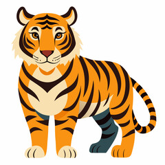 Dynamic Running Tiger Silhouette Vector,High-Quality Vector Silhouette of a Running Tiger,Stunning Tiger Running Silhouette Vector for Creative Projects