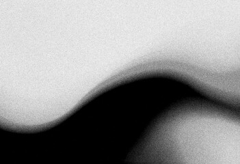 Abstract black and white gray grainy texture gradient background
