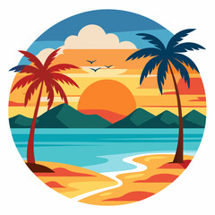 Obraz premium Summer Beach Clip Art & Vector Design,High-Quality Summer Beach Clip Art & Vector Designs,Explore Summer Beach Clip Art & Vector Designs,Stunning Summer Beach Clip Art and Vector GraphicS,