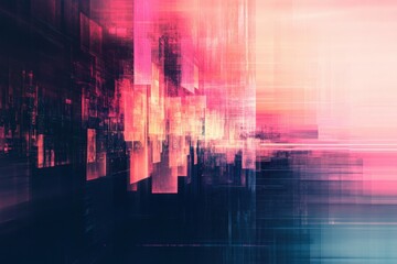 Fototapeta premium Technology background concept modern abstract glitch