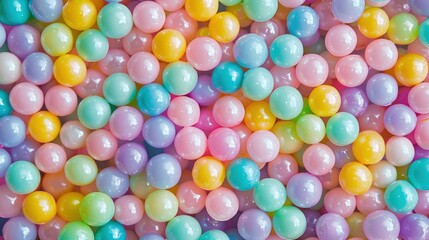 Fototapeta premium Pastel-colored balls