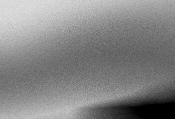 Abstract black and white gray grainy texture gradient background