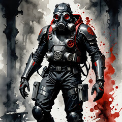 Fototapeta premium Abstraktion Ein Helfer in Extremsituationen 1х1. Hintergrund für das Design 2.