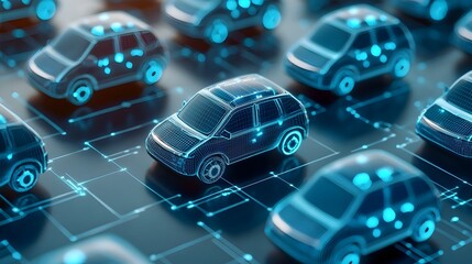 3D Electric Vehicle Fleet Powered by Renewable Energy with Advanced Technology Interfaces