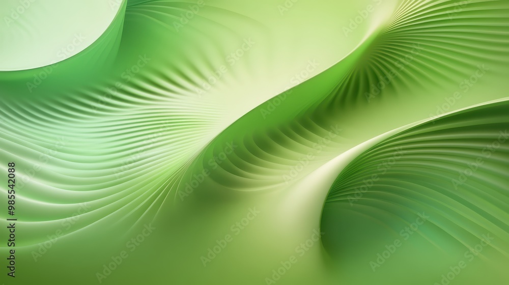 Poster a bold green background with repeating abstract patterns, perfect for dynamic and energetic design p