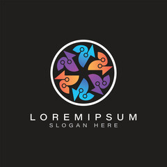 Colorful Branding logo template design concept.