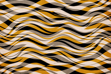 Fashionable illustration in vintage style. Pattern to print for wall decorations. Abstract shapes.