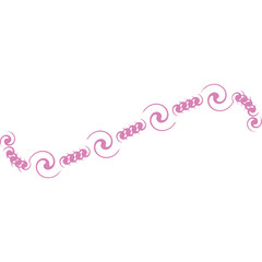 Aesthetic Twisted Pattern Line Art Decorative Ornament