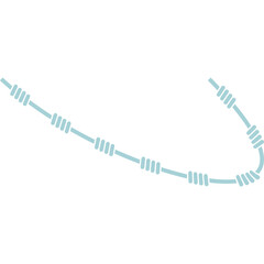 Aesthetic Rope Pattern Line Art Decorative Ornament