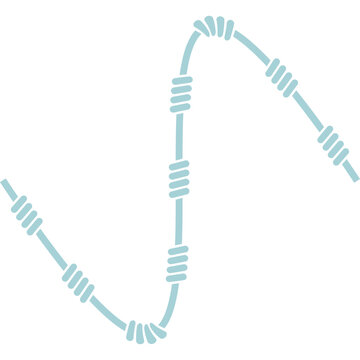 recommend clip art: Aesthetic Rope Pattern Line Art Decorative Ornament