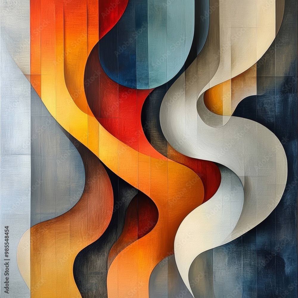 Canvas Prints abstract curves