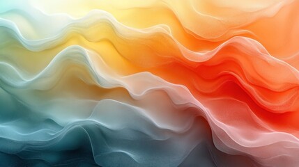 Abstract Waves of Color