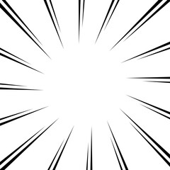 Obraz premium Speed Line Comic