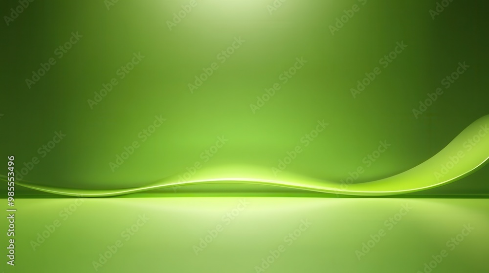 Poster a vibrant green gradient background with a seamless transition from dark emerald to bright lime.