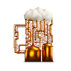 brewing beer in the shape of growler
