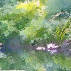 Oil paintings and various flowers, marine creatures, cats, dogs, lotus leaves, lotus flowers,...