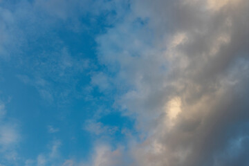 The sky is blue with a few clouds scattered throughout