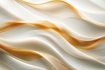 Obraz premium White and Gold Background Close Up