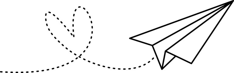 Paper Plane Heart Route