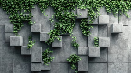 Fototapeta premium Indoor Green Wall
