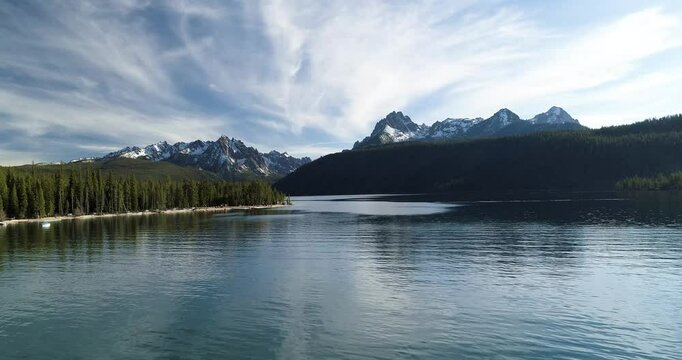 redfish lake lake in stanley idaho