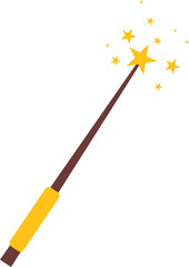 Naklejka premium Magic Wand Illustration