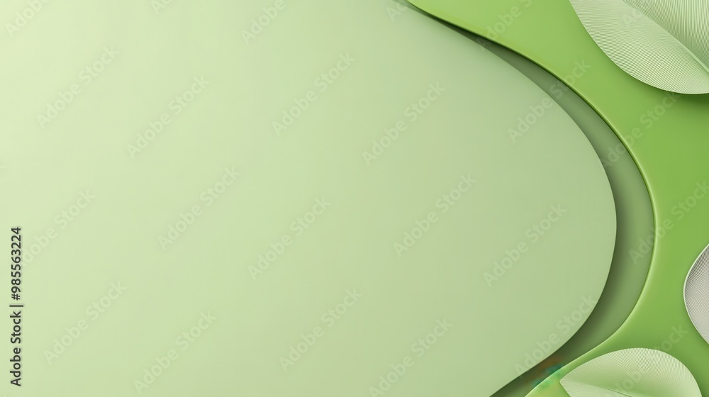 Poster clean, minimal green background with a smooth texture and ample copy space, ideal for modern and sim