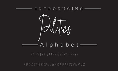 Chic Signature Font for High-End Invitations, Corporate Logos, and Fashion Marketing