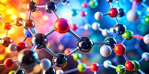 The molecular model of acetaldehyde (CH3CHO) showcases its structure with a central carbonyl group linked to a methyl