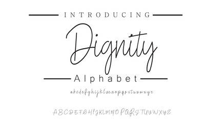 Stylish Script Signature Font for Business Cards, Invitations, and Social Media Branding