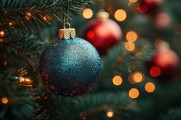 Close-Up of a Shiny Nail Securing a Vibrant and Vivid Surface with Reflective Textures and Colors