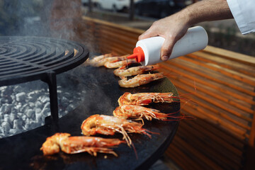 barbecue on the grill