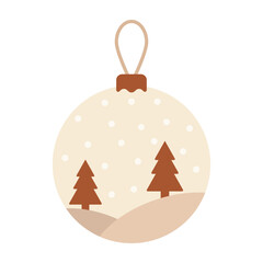 Vector set of Christmas tree ornaments isolated on white background. Colorful vivid Christmas balls in red, green, gold and pink colors.