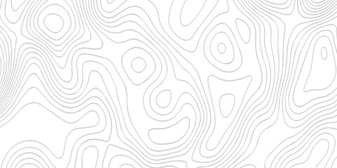 Topography white and black stripe line map the stylize wave pattern. white topography abstract vector  map landscape terrain texture.