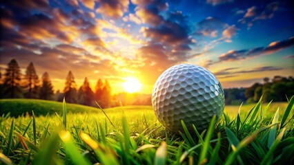 Vibrant golf-themed illustrations perfect for sports marketing, promotional materials, and design projects. Enhance