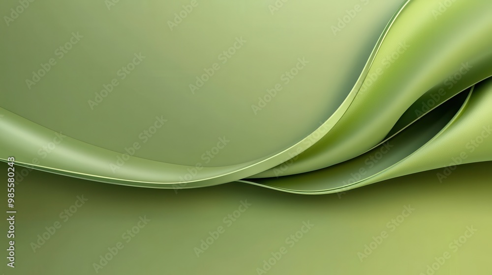 Poster elegant green background with a simple, understated design and smooth texture, perfect for minimalis