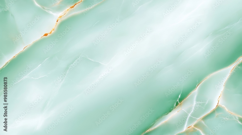 Poster elegant green marble texture with a blend of soft hues and intricate patterns, creating a timeless a