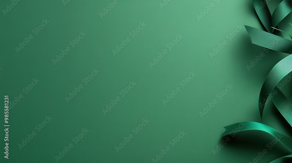 Poster elegant green paper background with a subtle weave pattern and refined texture, perfect for a classi