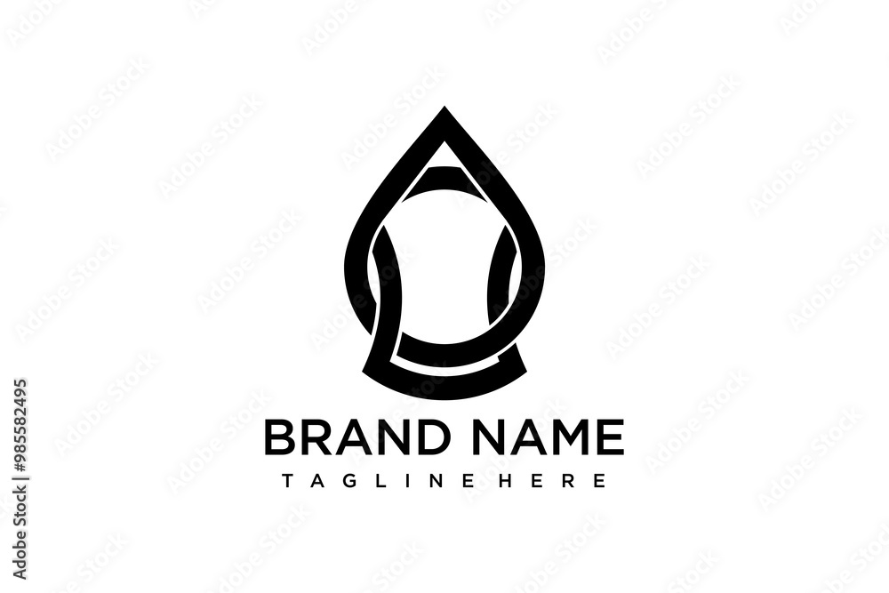 Sticker symbol logo design