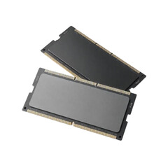 3d render computer memory card on Isolated transparent background png. generated with AI