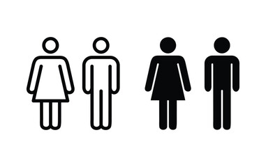 Male and female symbol icon