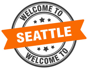 WELCOME TO SEATTLE STAMP